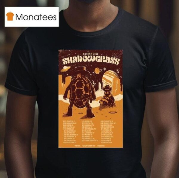 Shadowgrass Autumn Fall Tour Dates Turtle T Shirt