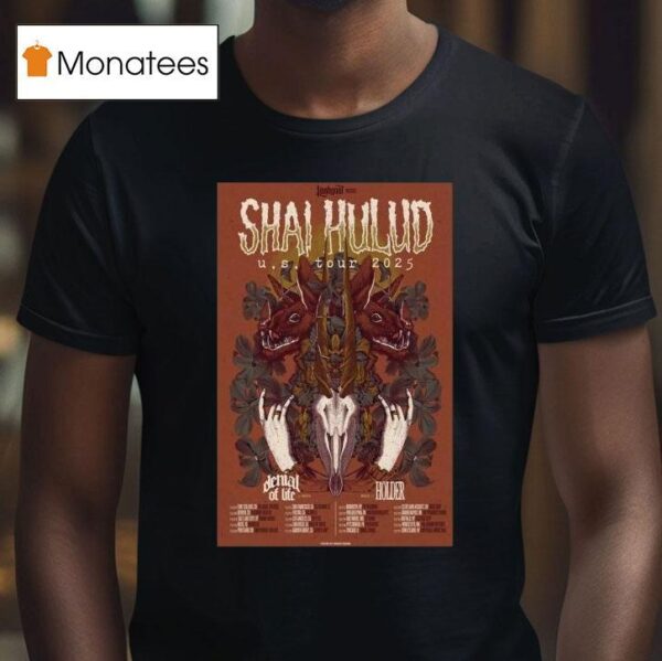 Shai Hulud Tour Usa Dates Hands Bunny T Shirt