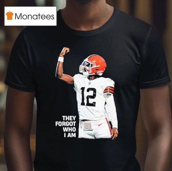 Shedeur Sander They Forgot Who I Am T Shirt
