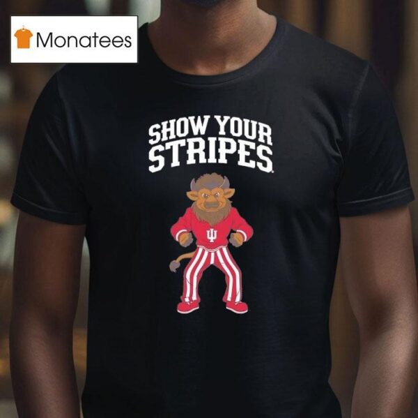Show Your Stripes Indiana Hoosiers Masco T Shirt