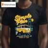 Simple Plan Tour Sterling Heights Michigan August T Shirt