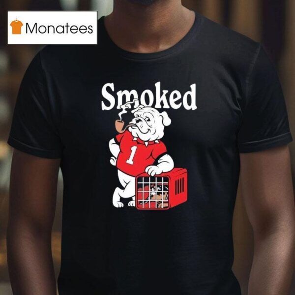 Smoked Georgia Bulldogs Beat Tennessee Volunrs Masco T Shirt