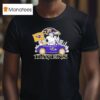 Snoopy And Woodstock Baltimore Ravens City Skyline T Shirt
