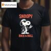 Snoopy Rock And Roll T Shirt