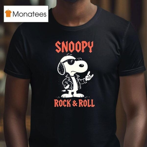 Snoopy Rock And Roll T Shirt