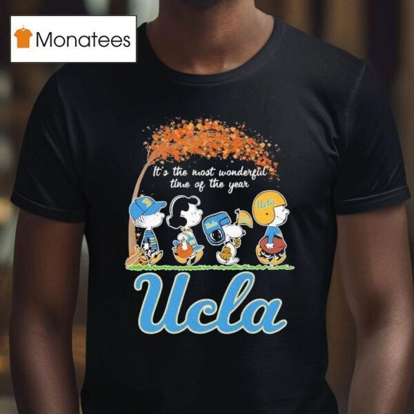 Snoopy The Peanuts Ucla Bruins It S The Most Wonderful Time Of The Year T Shirt