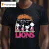 Snoopy The Peanuts Walking Brisbane Lions It S The Most Wonderful Time Of The Year T Shirt