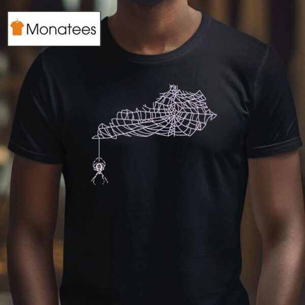 Spider Web Kentucky Shape T Shirt