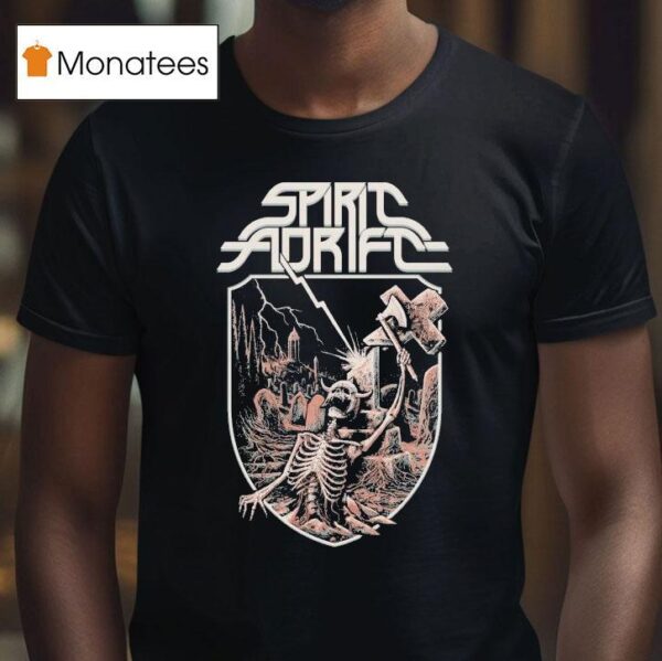 Spirit Adrift Unstoppable Force Skeleton T Shirt