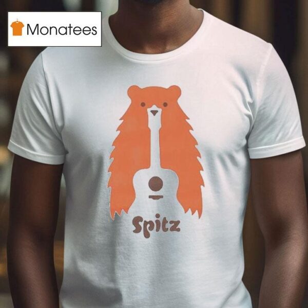 Spitz Acoustic Guitar Bear T Shirt