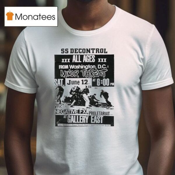 Ss Decontrol All Ages From Washington Dc Minor Threa T Shirt