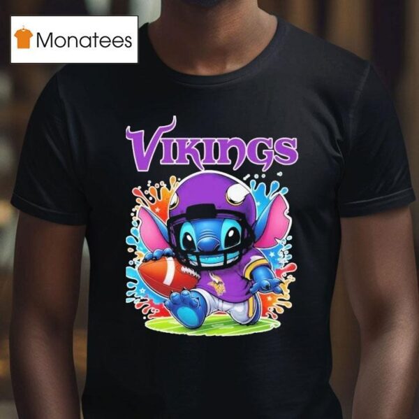 Stitch Fan Minnesota Vikings Nfl T Shirt