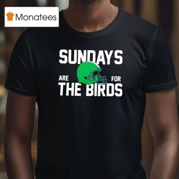 Sundays Are For The Birds Philadelphia Eagles Helme T Shirt