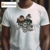 Taz And Bugs Bunny Of Looney Tunes Philadelphia Eagles Football T Shirt
