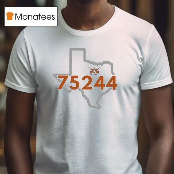 Texas Longhorn Map T Shirt