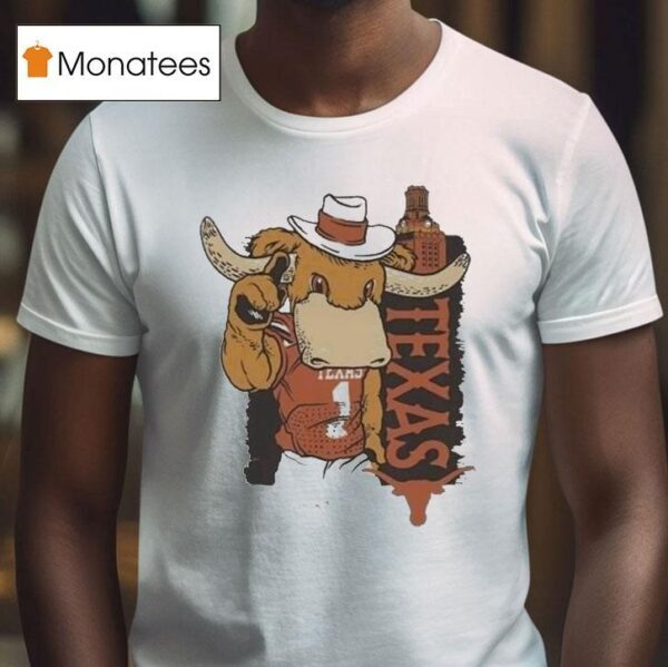 Texas Longhorns Image One Hyper Local House Mascot Buil T Shirt