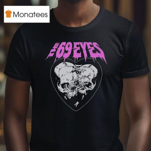 The Eyes Together Forever Heart Skull T Shirt