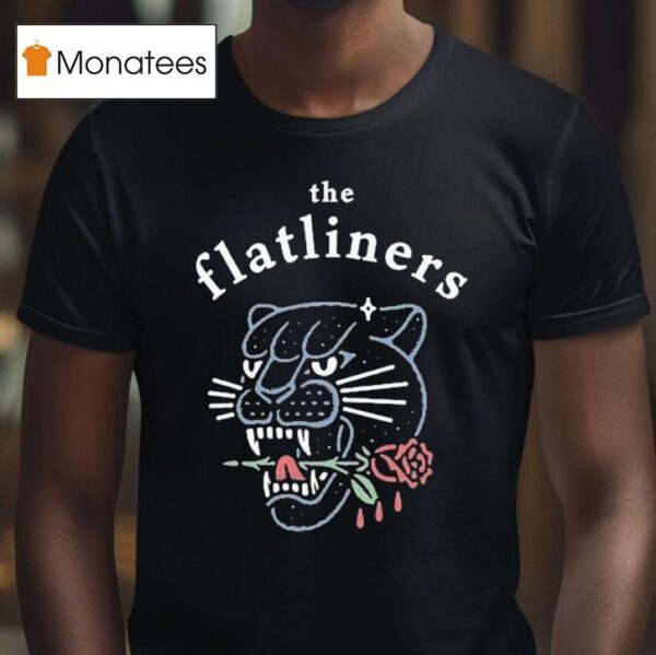 The Flatliners Panther Rose T Shirt
