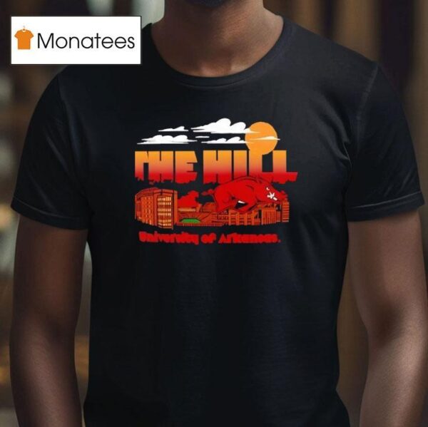 The Hill University Of Arkansas Razorbacks Masco T Shirt