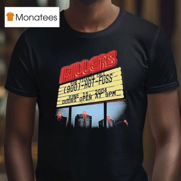 The Killers Summer Motel Sign Hot Fuss Doors Open T Shirt