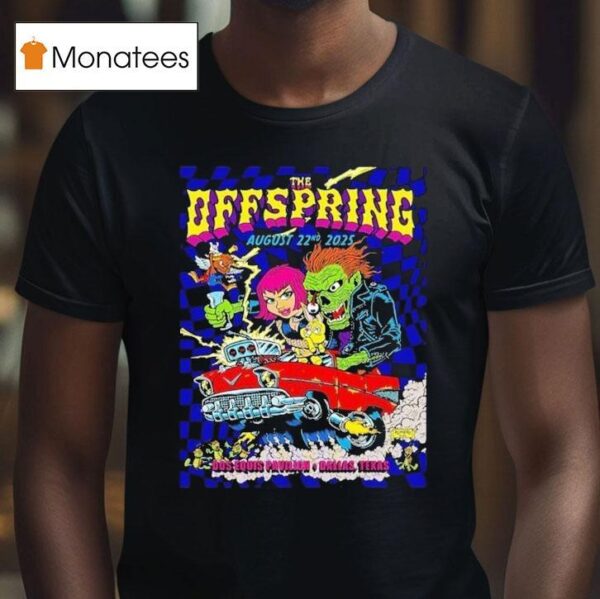 The Offspring Concert Dos Equis Pavilion Dallas Texas Tour Aug Tour T Shirt