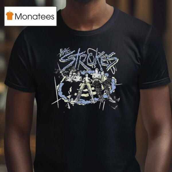 The Strokes Heavy Knit Garment Photo T Shirt