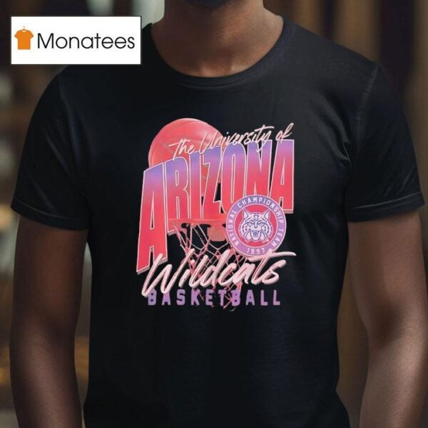 The University Of Arizona Wildcats Basketball Vintage T Shirt