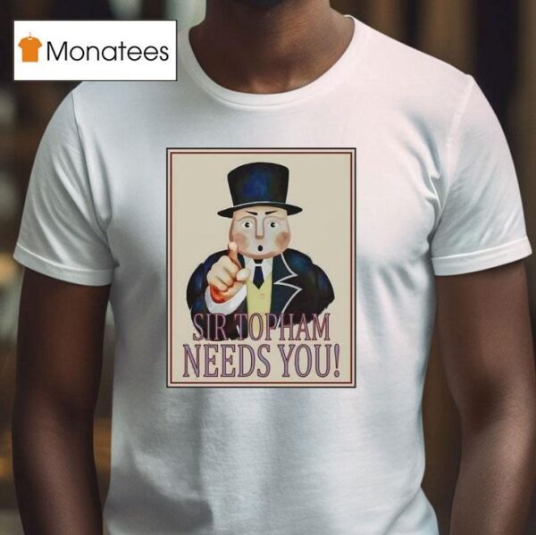 Thomas Friends Style Uncle Sam Sir Topham Needs You T Shirt