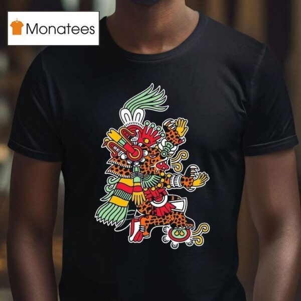 Top Tepeyolohtli Jaguar Tezcatlipoca T Shirt