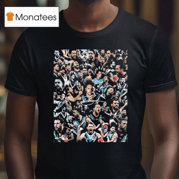 Travis Boak Retirement Port Adelaide T Shirt