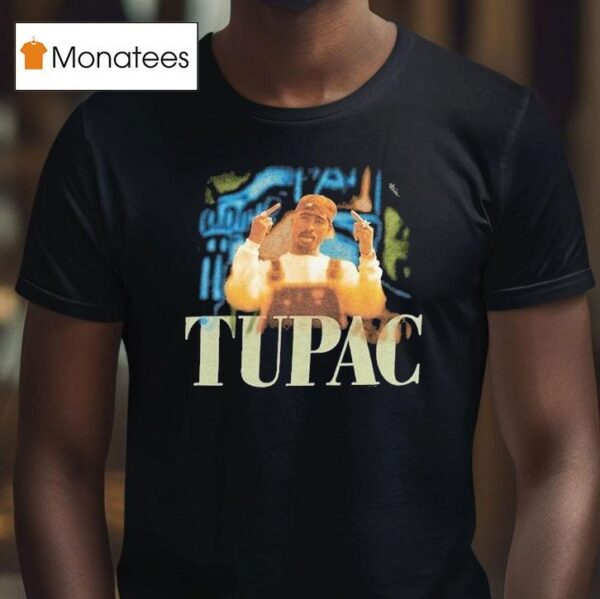 Tupac Shakur Middle Fingers T Shirt
