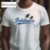 Two Hand Grenades Pathfinders Style Los Angeles Dodgers Logo Parody T Shirt