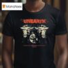 Unearth Boston Spring Tour Dates T Shirt
