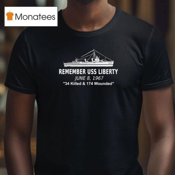 Uss Liberty Remember June Political History T Shirt
