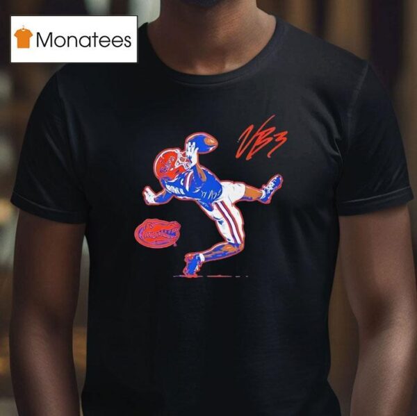 Vernell Brown Iii Florida Gators Football Signature T Shirt