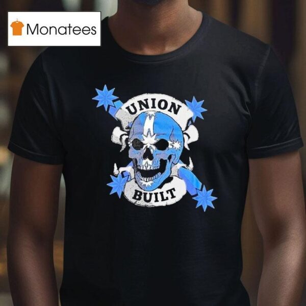 Victoria Cfmeu Union Built Fear Stops You Skull T Shirt