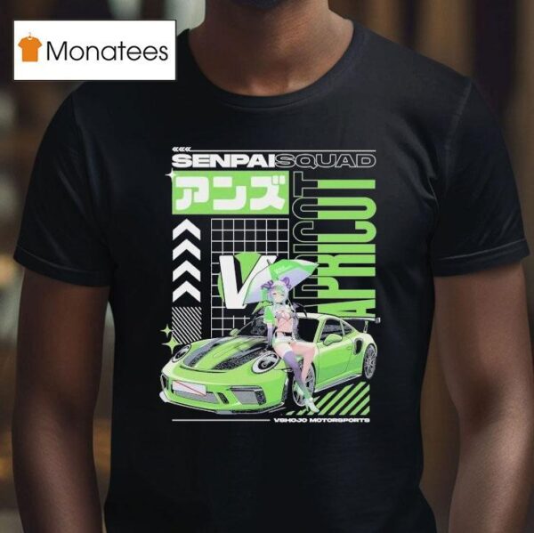 Vshojo X Senpai Squad Apricot Waifu T Shirt