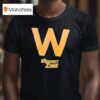 W The Burgundy Zone T Shirt