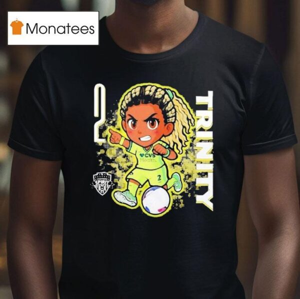 Washington Spirit Trinity Rodman Chibi T Shirt