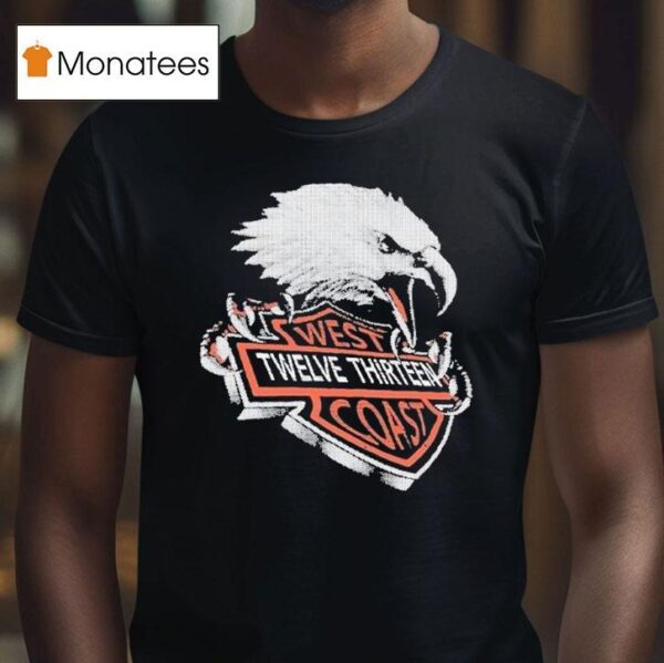 West Coast Twelve Thirn Eagle T Shirt