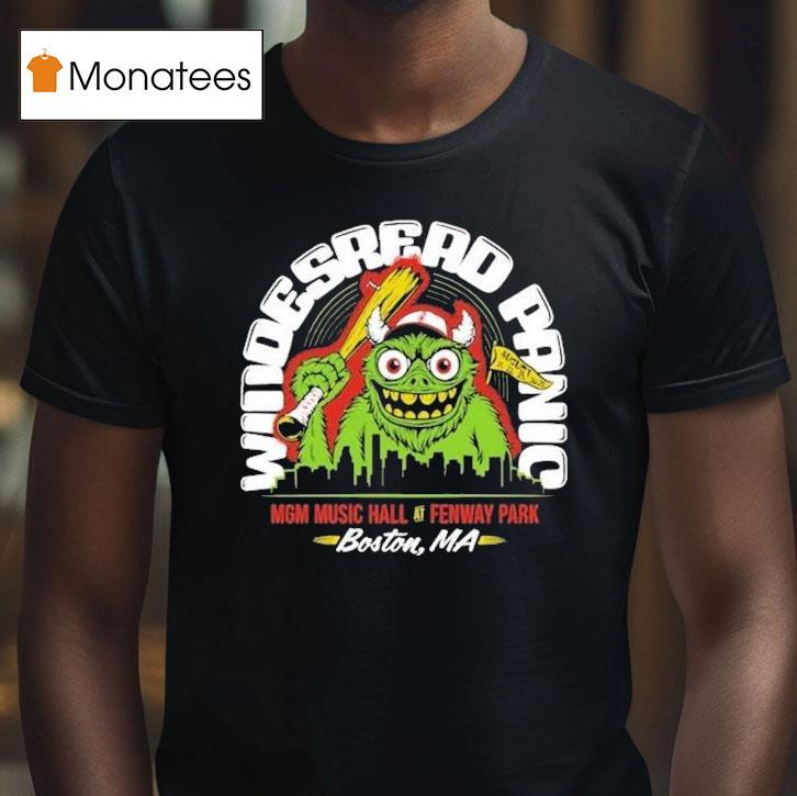 Widespread Panic Agust Mgm Music Hall At Fenway Park Boston Ma Boston Red Sox Masco T Shirt Widespread Panic Agust Mgm Music Hall At Fenway Park Boston Ma Boston Red Sox Masco T Shirt