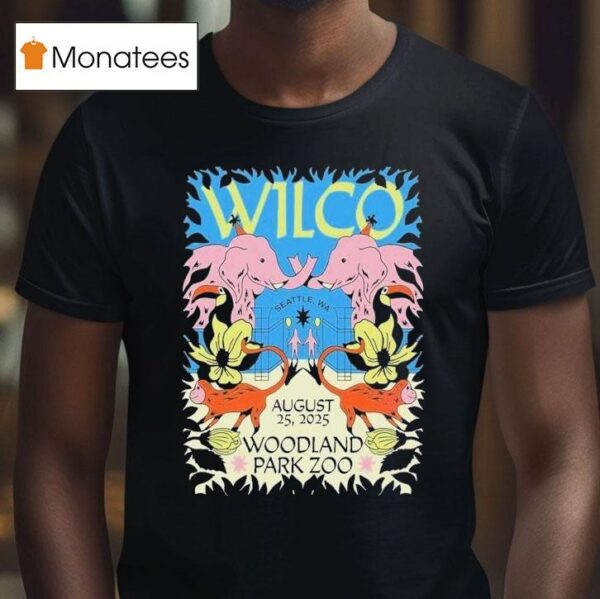 Wilco At Woodland Park Zoo In Seattle Wa On August T Shirt