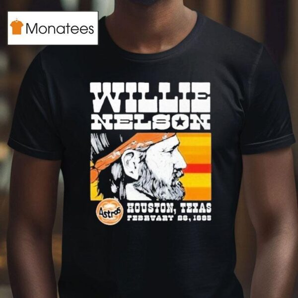 Willie Nelson Astrodome Houston Astros Texas T Shirt
