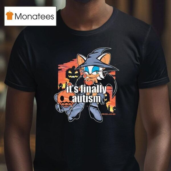Witch It S Finally Autism Halloween T Shirt