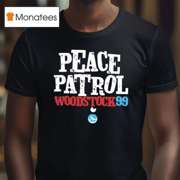 Woodstock Peace Patrol T Shirt