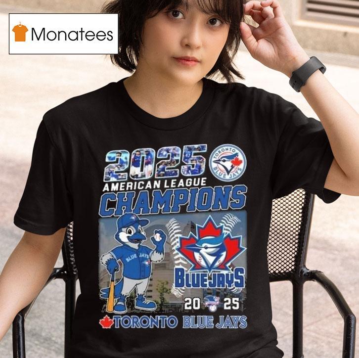 American League Champions Mascot Logo Toronto Blue Jays Mlb T Shirt