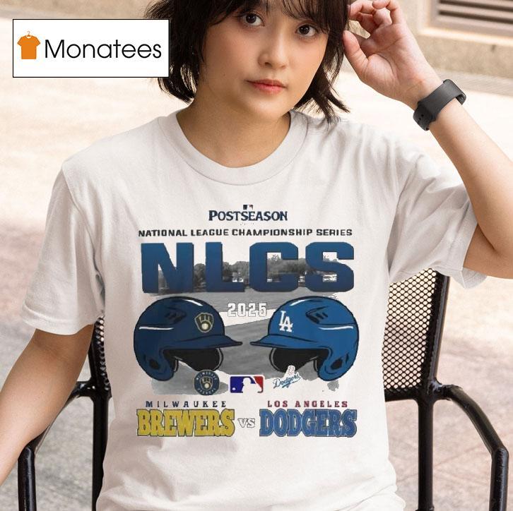 Los Angeles Dodgers Vs Milwaukee Brewers Nlcs Matchup T Shirt