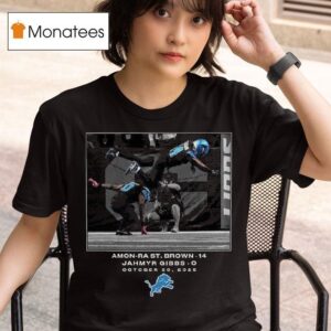 Amon Ra St Brown Jahmyr Gibbs Detroit Lions Nfl Flash Features Week T Shirt