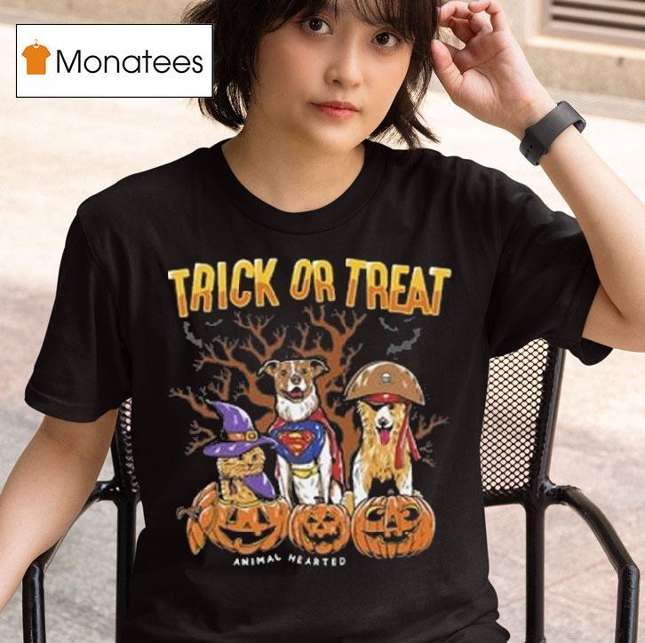 Animal Heater Trick Or Treat Halloween T Shirt