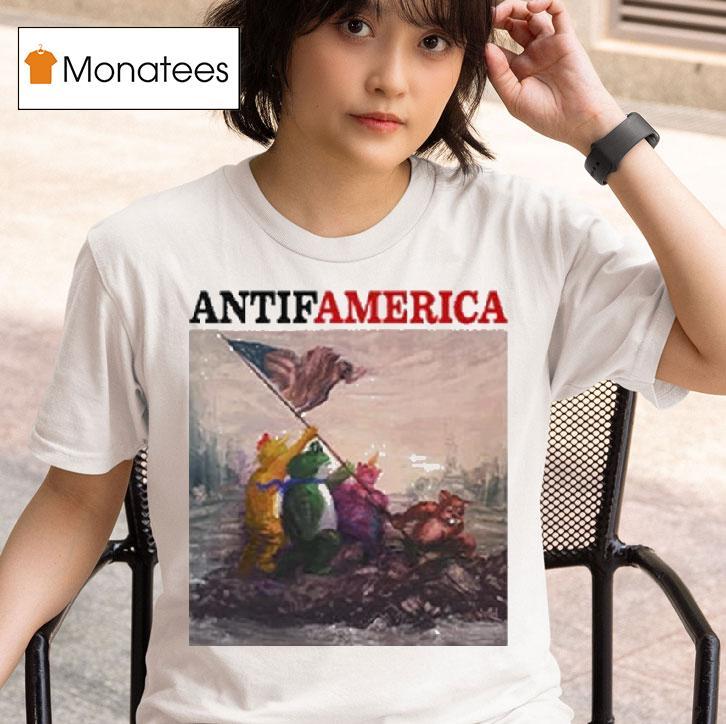 Antifamerica Portland Frog T Shirt